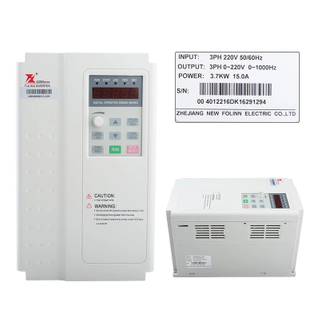 FULING 인버터 VFD 3.7 KW 220V 380V 가변 주파수 드라이브 7A 전류, CNC 밀링 머신 스핀들 모터 속도 제어