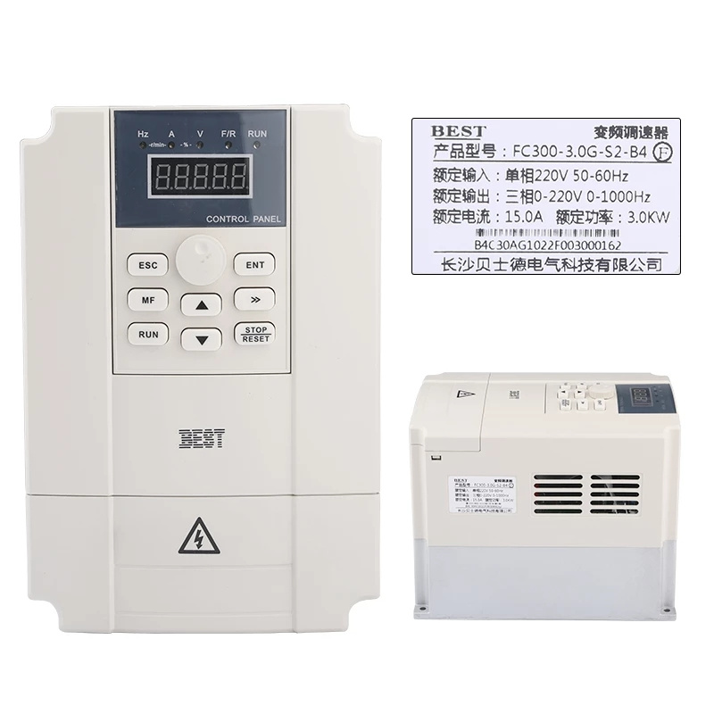 최고의 인버터 VFD 3.0kw 주파수 변환 드라이브 220V 인버터 CNC 라우터 스핀들 모터 속도 제어용 3상 출력