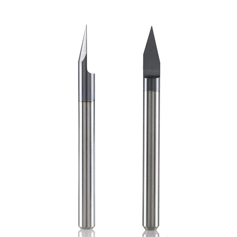 CNC 솔리드 카바이드 조각 밀링 커터 목공 세트 3.175mm 6.35mm 6mm Shank Router Bits for Wood Carving End Mills